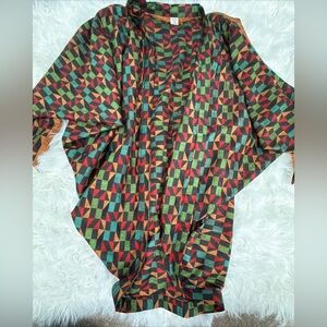 On The Verge Geometric Patterned Shawl